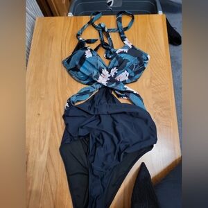 Floral Cutout One-Piece Swimsuit